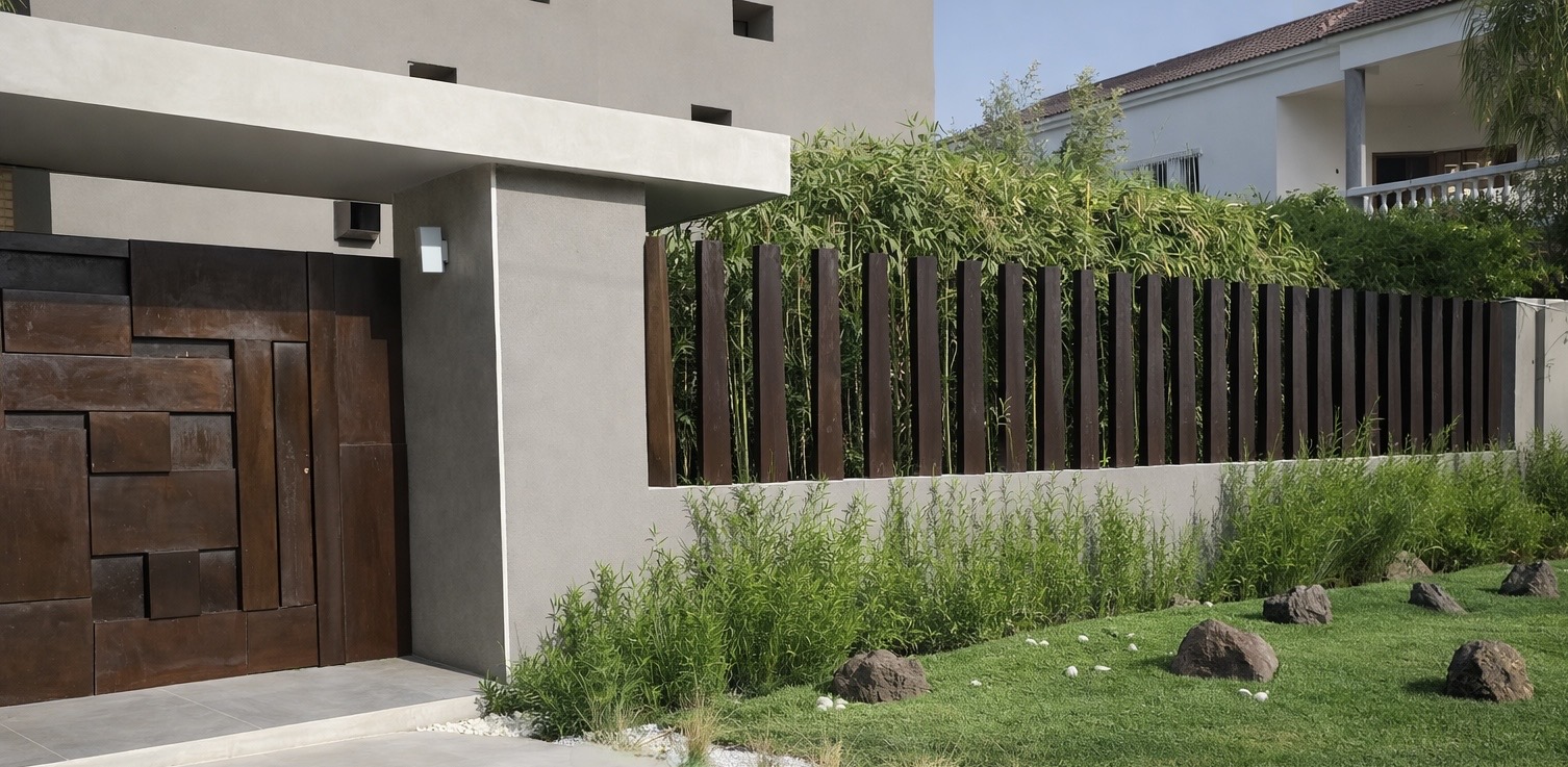 22Façade métallique villa et portail — Meknès