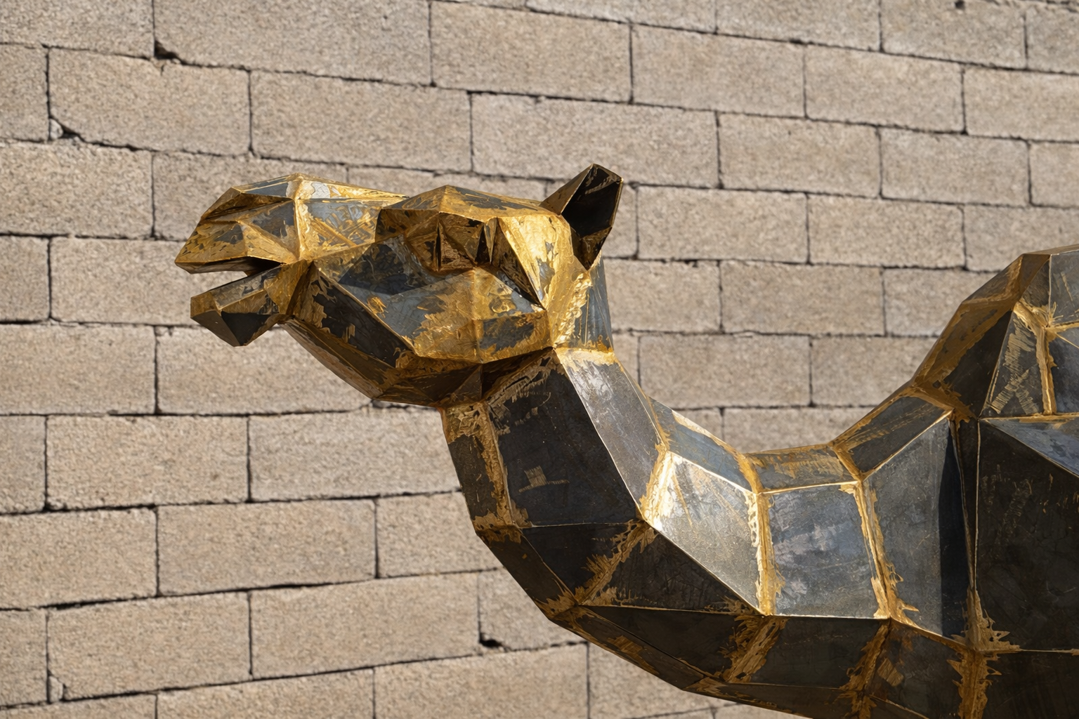 22Statue art métallique dé ... — Villa Meknès Maroc.PNG